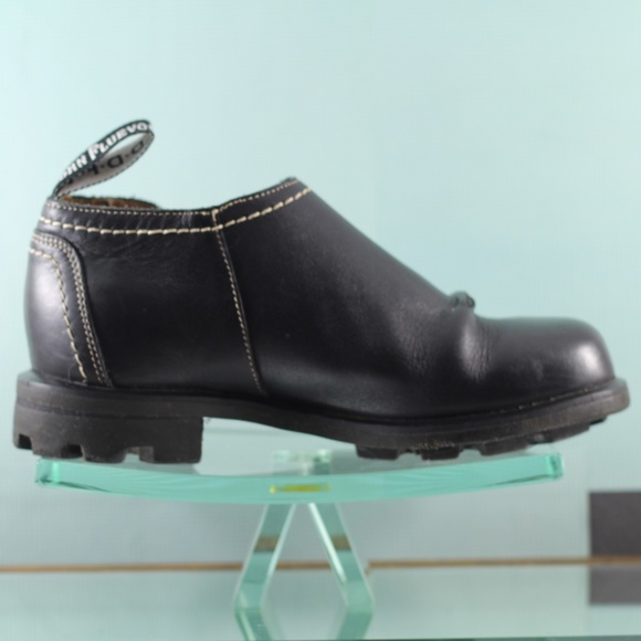John Fluevog Black Leather D.D.F.T Shoes Angels - Picture 5 of 16